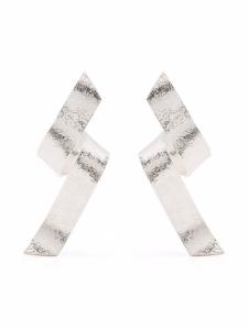 Витые серьги Swirl Wouters & Hendrix, серебряный