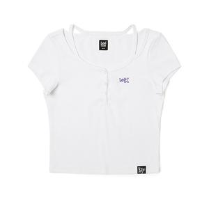 Lee Футболка SS25 Regular женская белая