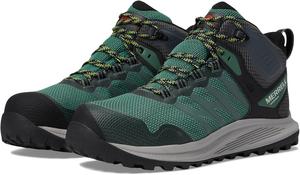 Мужские ботинки Merrell Nova 3 Mid Waterproof с карбоновым волокном, Forest/Hiviz