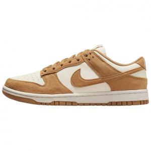 Кроссовки Nike Dunk Skateboarding Shoes Unisex Low-top Brown, хаки