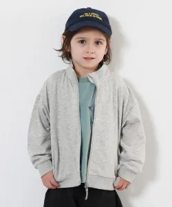 Куртка-кардиган из 100% хлопка, мини-флис, воротник-стойка, молния, модель 2025AW Devirock, цвет Heather Gray