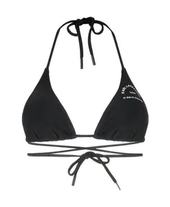 Топ от бикини в форме треугольника Karl Lagerfeld, черный