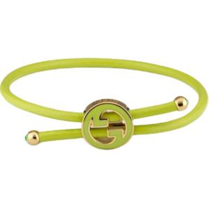 Браслет с эмалевым круглым переплетением G GUCCI