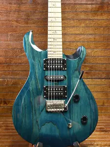Электрогитара PRS SE Swamp Ash Special - цвет Iris Blue, в комплекте чехол