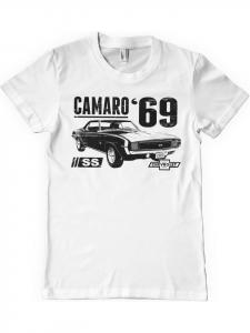 Футболка "Ss 1969 T-Shirt" белого цвета Camaro