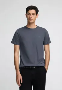 Футболка с коротким рукавом и круглым вырезом hw25 rigby go basic Polo Club, Denim Blue