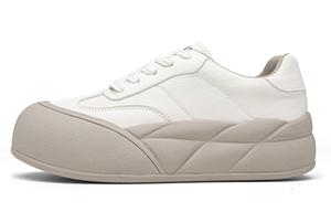 Кеды, скейтборд обувь женская низкая бежевый/хаки Semir