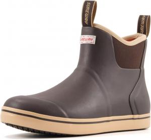 Женские ботинки SUREWAY для палубы, профессиональные, противоскользящие, для рыбалки и щиколотки, водонепроницаемые, дождевые, коричневый/бежевый