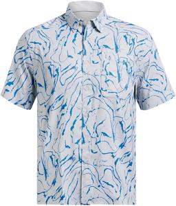 Мужская футболка с коротким рукавом Under Armour Dockside, (013) Mod Gray/Photon Blue/Photon Blue