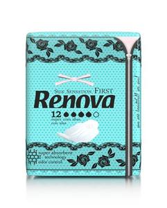 Прокладки гигиенические Ренова СУПЕР с крылышками, 12 шт., Other