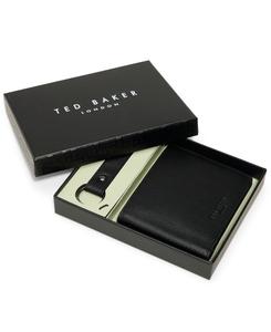 Подарочный набор из двух предметов: брелок Brockwell и складной кошелек Ted Baker, Black