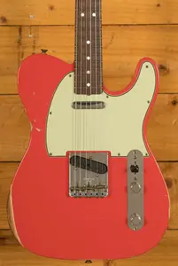 Fender Custom Shop 64 Tele - Стареющая Fiesta Red