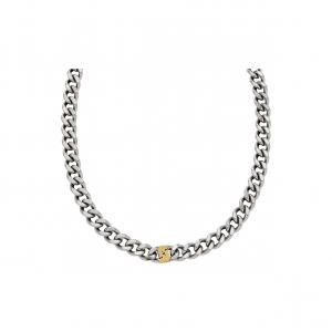 EMPORIO ARMANI Серебряное колье из нержавеющей стали для мужчин