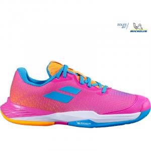 Кроссовки для тенниса Jet Mach 3 Clay Junior Babolat, розовый