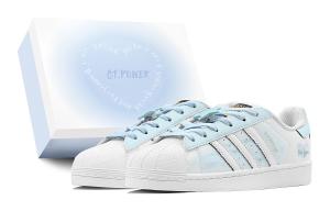 Кроссовки adidas originals Superstar Skateboarding Shoes Unisex Low-top Blue, белый/синий