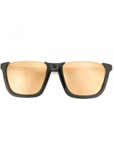 Солнцезащитные очки в квадратной оправе Linda Farrow, черный