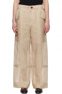 Папирус брюки Issey Miyake, коричневый