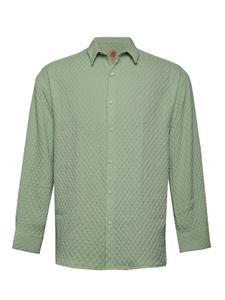 Рубашка на пуговицах классического кроя Campus Sutra Taletta, зеленый