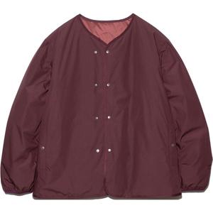 Nanamica Двусторонняя пуховая кардиган, Russet/MH(Mahogany)