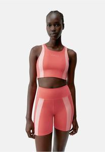 Спортивный бюстгальтер средней поддержки Born Living Yoga, розовый