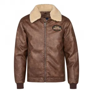 Куртка Petrol Industries M-3050-JAC121 leather, коричневый