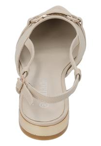 Туфли-лодочки с открытой пяткой EDEF Palado, бежевый