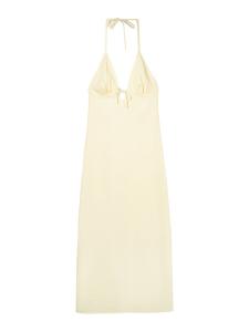 Летнее платье Bershka, цвет Pastel yellow