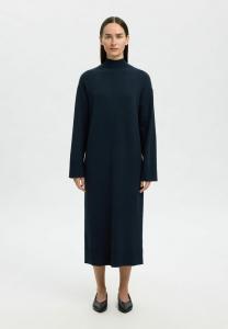 Платье Selected Jumper dress, Dark Sapphire/Mottled Dark Blue