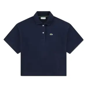 Поло с коротким рукавом Lacoste Kids 447046, синий