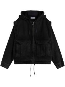 Etudes джинсовая куртка с капюшоном, черный