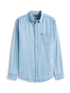 Рубашка на пуговицах классического кроя TOMMY HILFIGER, светло-голубой