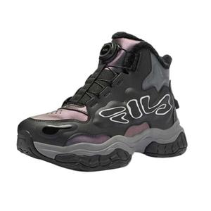 Кроссовки мид-топ подростковые повседневные FILA KIDS, черный/серый