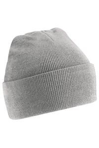 Мягкая вязаная зимняя шапка Beechfield, серый