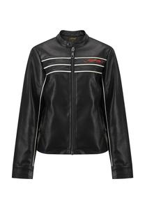 Куртка из искусственной кожи Ed Hardy, черный