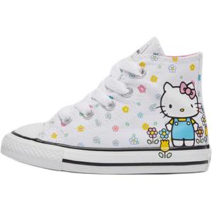 Hello Kitty x Chuck Taylor All Star High Top Белые Детские Кроссовки Converse