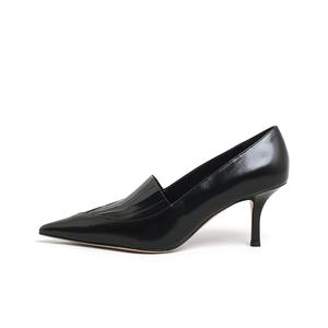 BLOCCO5 Тонкие каблуки на шпильке 7 см женские черные, цвет Black