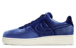 Кроссовки Nike Air Force 1 Low Premium 3 Velour Blue Void
