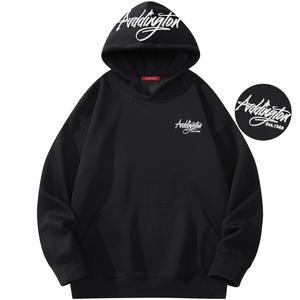 paddington bear Толстовка унисекс с изображением мишек Паддингтона, Черный (на флисовой подкладке)