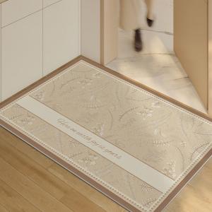 Xinglianxin Ковер 100х140 см из ПВХ для прихожей, устойчивый к грязи, легко чистится, цвет Twilight Mocha