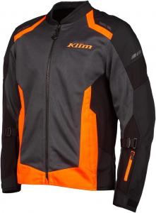 Мотоциклетная куртка KLIM Induction Street для мужчин, Black - Strike Orange