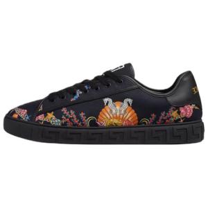 VERSACE Грека лоу топ скейтборд обувь мужские black