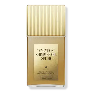 Мерцающее масло, солнцезащитный крем SPF 30 Vacation
