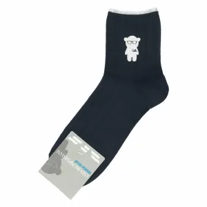 Мужские повседневные короткие носки EMPORIO ARMANI с изображением медведя из манги