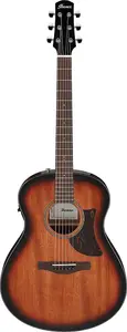 Акустическая гитара Ibanez AAM140E-MHS Advanced Acoustic AAM, 6 струн - Махагон, Солнечный Блеск, Высокий Глянец