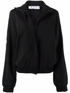 Спортивная куртка с логотипом OFF-WHITE, черный