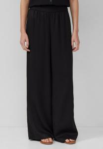 Брюки s.Oliver TWILL MET STEEKZAKKEN EN WIJDE , Schwarz/Black