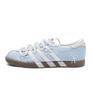 Adidas Originals Stadt Seaside Butterfly Slip Resistant Low top Skateboard Shoes Unisex Light Blue