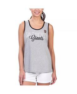 Женская серая майка San Francisco Giants Fastest Lape G-III 4Her by Carl Banks