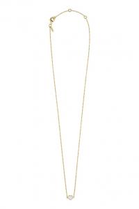 Позолоченное серебряное ожерелье Design Letters