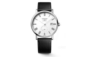 LONGINES Часы Boya Collection Automatic Mechanical Movement Unisex Watch 39mm White Dial Stainless Steel Case Leather Strap, White Dial
